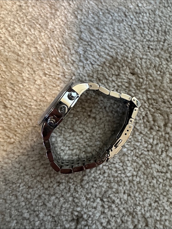 Michael Kors Silver Watch, Pearlized Iridescent Face (see Note in description) main image 7